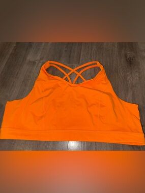 Torrid Orange Strappy Sports Bra - 4X